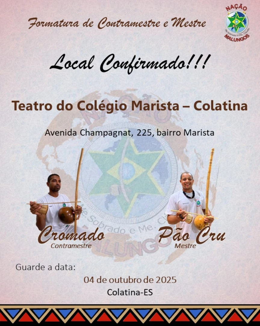 FORMATURA DE MESTRE E CONTRAMESTRE